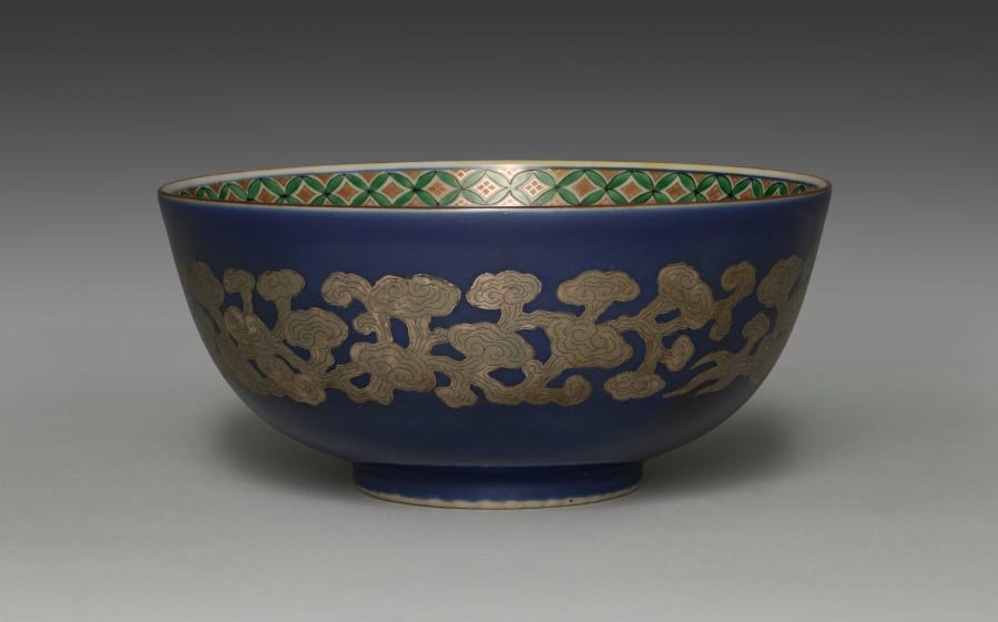 Bowl with Numinous Fungi and Kirin — artwork