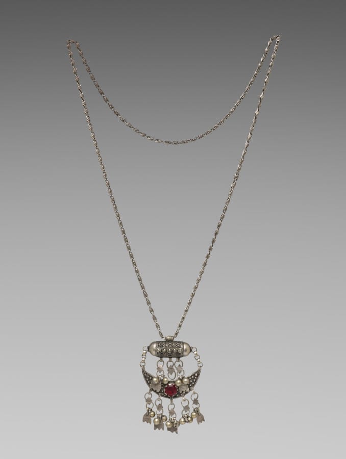Necklace with pendant — artwork