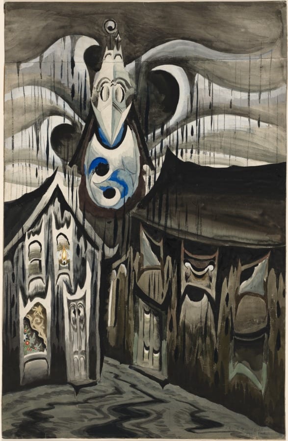 Church Bells Ringing, Rainy Winter Night — artwork