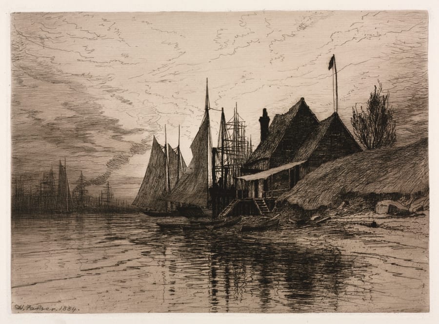Evening, New York Harbor — artwork